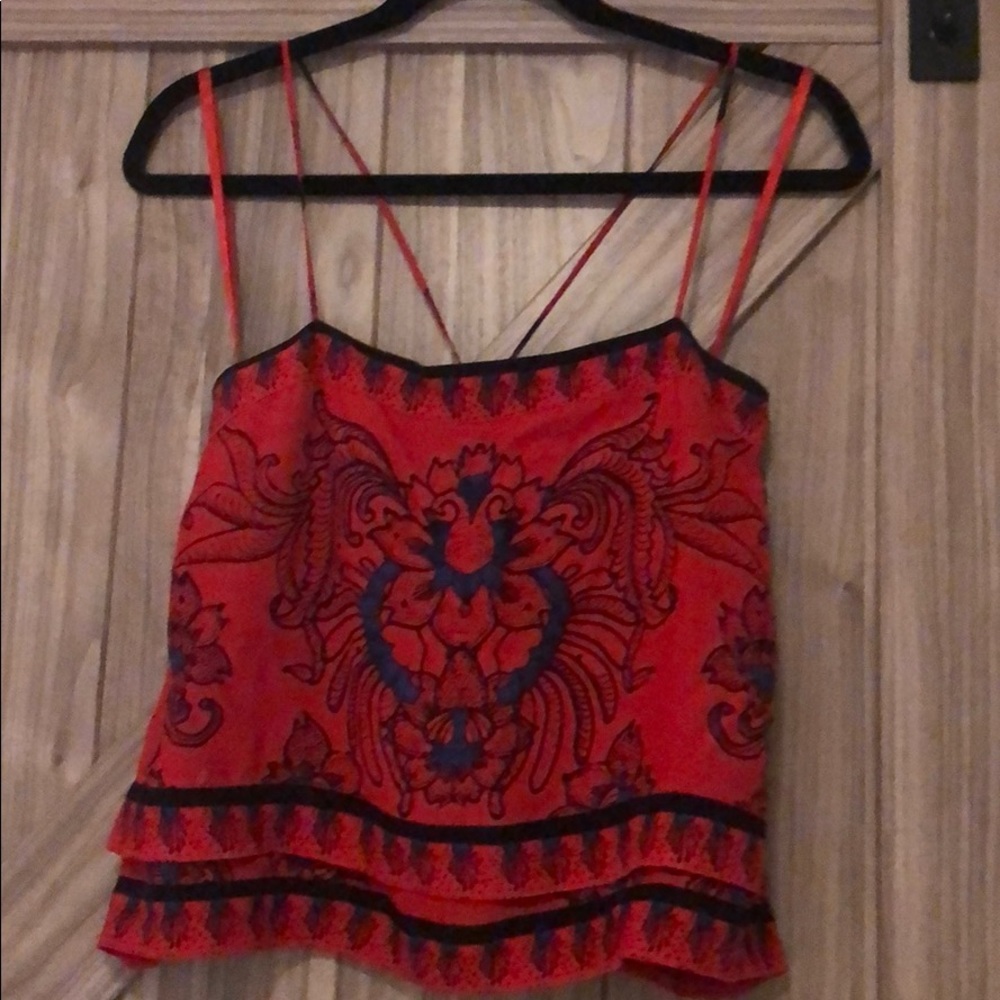 Free People crop tank top size XS